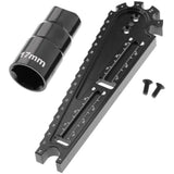 Max Hexagon Sleeve Multipurpose Car Height Wrench Screw Measuring Tools Black