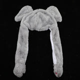 Max Rabbit Ears Movable Hat Cute Animal Bunny Plush Cap for Kids Elephant
