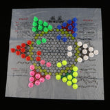 Max Maxb Foldable Chinese Checkers Jumping Chess Chequers Classic Strategy Board Game