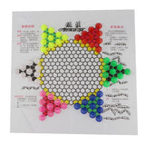 Max Maxb Foldable Chinese Checkers Jumping Chess Chequers Classic Strategy Board Game