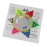 Max Maxb Foldable Chinese Checkers Jumping Chess Chequers Classic Strategy Board Game