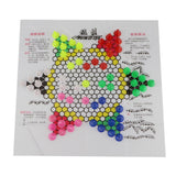 Max Maxb Foldable Chinese Checkers Jumping Chess Chequers Classic Strategy Board Game