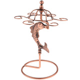 Max Creative Red Wine Cup Hanging Rack Upside Down Fish Shape Design