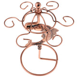 Max Creative Red Wine Cup Hanging Rack Upside Down Fish Shape Design