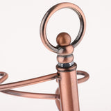 Max Wine Hanging Upside Down Cup Holder Goblet Rack with 6 Hooks
