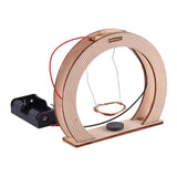 Max Wooden DIY Science Electromagnetic Swing Toy Experiment Kits for Children