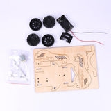 Max Wooden DIY Educational Science Go-kart Car Toy Experiment Kits for Kids