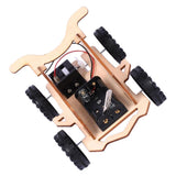 Max Wooden DIY Educational Science Go-kart Car Toy Experiment Kits for Kids