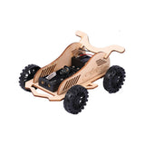 Max Wooden DIY Educational Science Go-kart Car Toy Experiment Kits for Kids