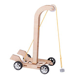 Max Wooden DIY Educational Science Gravity Car Toy Experiment Kits for Kids