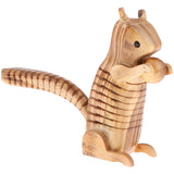 Maxbell 2 Pieces Cartoon Animal Wooden Decor Standing Ornament Handcrafted Wooden