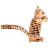 Maxbell 2 Pieces Cartoon Animal Wooden Decor Standing Ornament Handcrafted Wooden