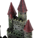 Max Aquarium Ornament Antique Castle Tower Fish Tank Resin Decoration Dark Green