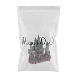 Max Aquarium Ornament Antique Castle Tower Fish Tank Resin Decoration Red