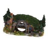 Max Mountain Aquarium Ornaments Reptile Hide Cave for Fish Tank Landscape Decor