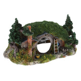 Max Mountain Aquarium Ornaments Reptile Hide Cave for Fish Tank Landscape Decor