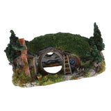 Max Mountain Aquarium Ornaments Reptile Hide Cave for Fish Tank Landscape Decor