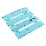 Max Wood Board Fence Photography Background Backdrop DIY Craft Accs Light Blue S