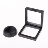 Max 10 Pcs Display Box Case Stand Holder for Coins Collection & Protection Black