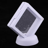 Max 10 Pcs Display Box Case Stand Holder for Coins Collection & Protection White