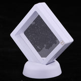 Max 10 Pcs Display Box Case Stand Holder for Coins Collection & Protection White