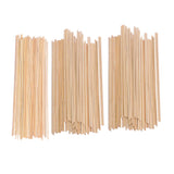 Max 50 Pieces Bamboo Stick for Children DIY Model Building and Homemade Style1