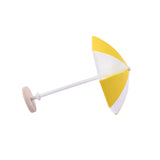 Max DIY Handcrafted Dollhouse Beach Miniature Umbrella Sunshade Models Yellow+M