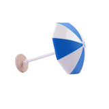 Max DIY Handcrafted Dollhouse Beach Miniature Umbrella Sunshade Models Blue+S
