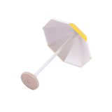 Max DIY Handcrafted Dollhouse Beach Miniature Umbrella Sunshade Models Yellow+L