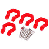 Max 4 Pieces RC 1/10 Metal Front Rear Bumper Rescue Trailer Hook for Traxxas