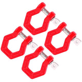 Max 4 Pieces RC 1/10 Metal Front Rear Bumper Rescue Trailer Hook for Traxxas