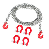 Max Metal Tow Hook & Trailer Chain Kit for 1/10 RC Rock Crawler Accessories