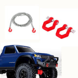Max Metal Tow Hook & Trailer Chain Kit for 1/10 RC Rock Crawler Accessories