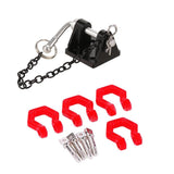 Max RC Climbing Truck 1/10 Accessories Tow Hooks Trailer Chain for Axial SCX10