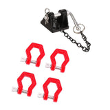 Max RC Climbing Truck 1/10 Accessories Tow Hooks Trailer Chain for Axial SCX10