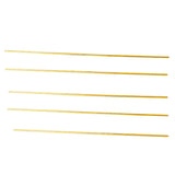 Max 5pcs Brass Tubes Brass Rods Round Copper Bar Metal Stick DIY 300mm A