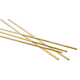 Max 5pcs Brass Tubes Brass Rods Round Copper Bar Metal Stick DIY 300mm A