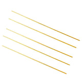 Max 5pcs Brass Tubes Brass Rods Round Copper Bar Metal Stick DIY 300mm A