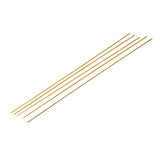 Max 5pcs Brass Tubes Brass Rods Round Copper Bar Metal Stick DIY 300mm C