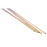 Max 5pcs Brass Tubes Brass Rods Round Copper Bar Metal Stick DIY 300mm C