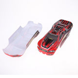 Max 1:12 RC Racing Car Vehicles Model Body Shell Frame for Xinlehong 9116 Red