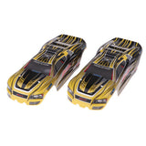 Max 1:12 RC Racing Car Vehicles Model Body Shell Frame for Xinlehong 9116 Yellow