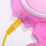 Max Kids Karaoke Machine with 2 Microphones & Adjustable Stand Music Sing  Pink