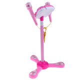 Max Kids Karaoke Machine with 2 Microphones & Adjustable Stand Music Sing  Pink