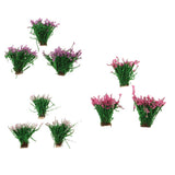 Maxbell DIY handmade model material sand table building shrub flowers  pink