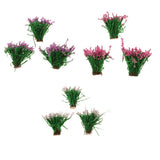 Maxbell DIY handmade model material sand table building shrub flowers  pink