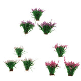 Maxbell DIY handmade model material sand table building shrub flowers  pink