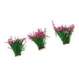 Maxbell DIY handmade model material sand table building shrub flowers  red