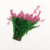 Maxbell DIY handmade model material sand table building shrub flowers  red