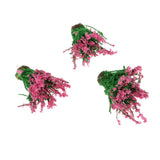 Maxbell DIY handmade model material sand table building shrub flowers  red